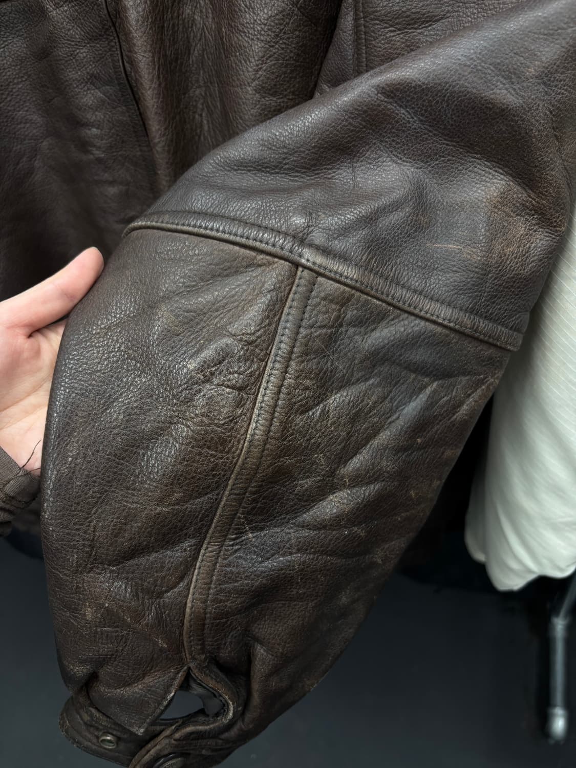 VTG 소가죽 봄버자켓 상품이미지10