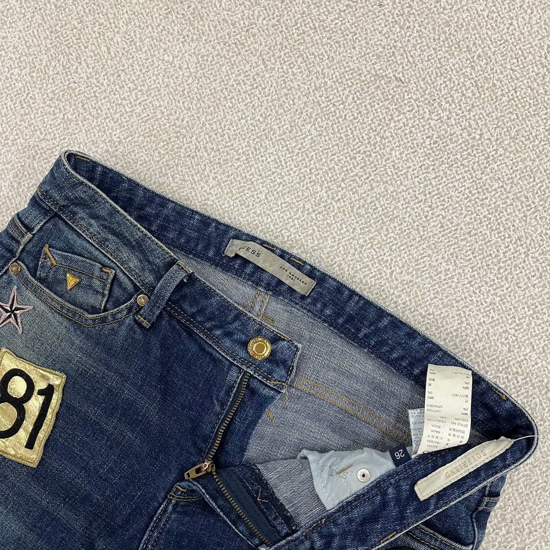 [26] 게스 여성 보이프렌드핏 데님 청바지 0108M1 상품이미지2