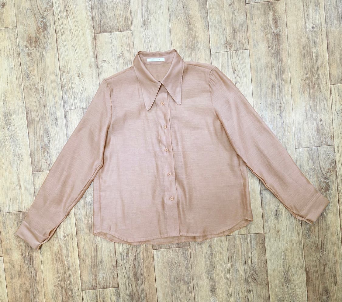 런던레이스(LONDON RACE) 시스루 블라우스 55-66 새상품 상품이미지1