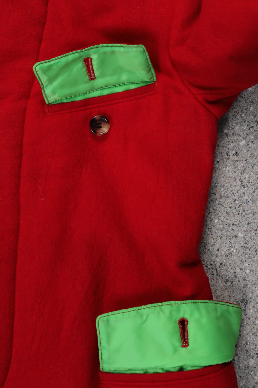 COMME des GARCONS FW96 Red Wool Jacket 상품이미지9