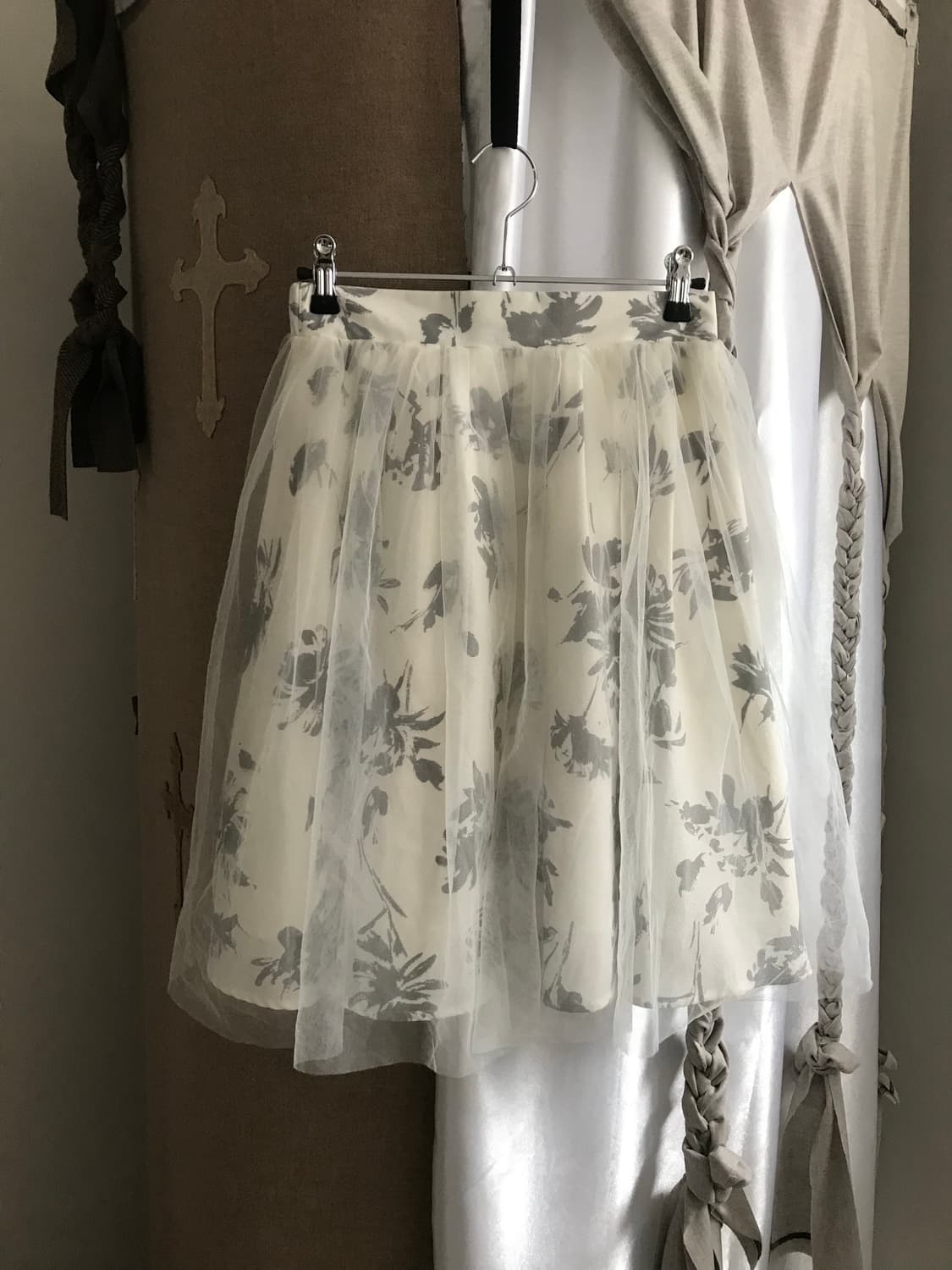 vintage pattern sha skirt 상품이미지7