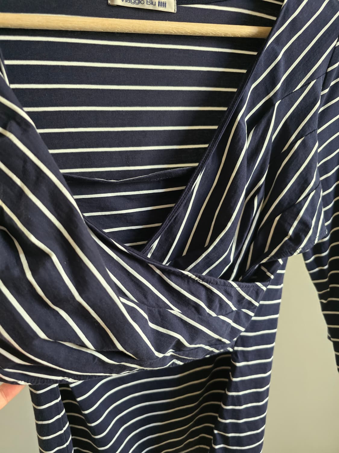 VIAGGIO BLU 스트라이프 랩 티셔츠 상품이미지4