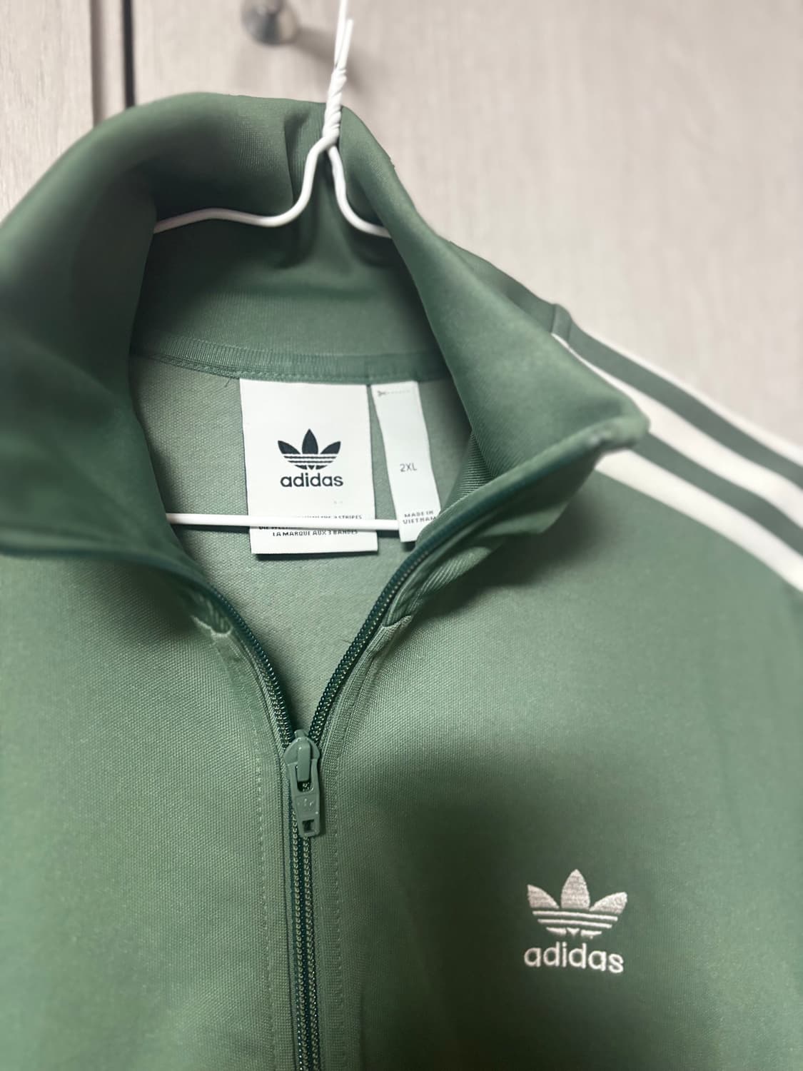 아디다스 베켄바우어 카키 말차 연두 트랩탑 져지 상품이미지1