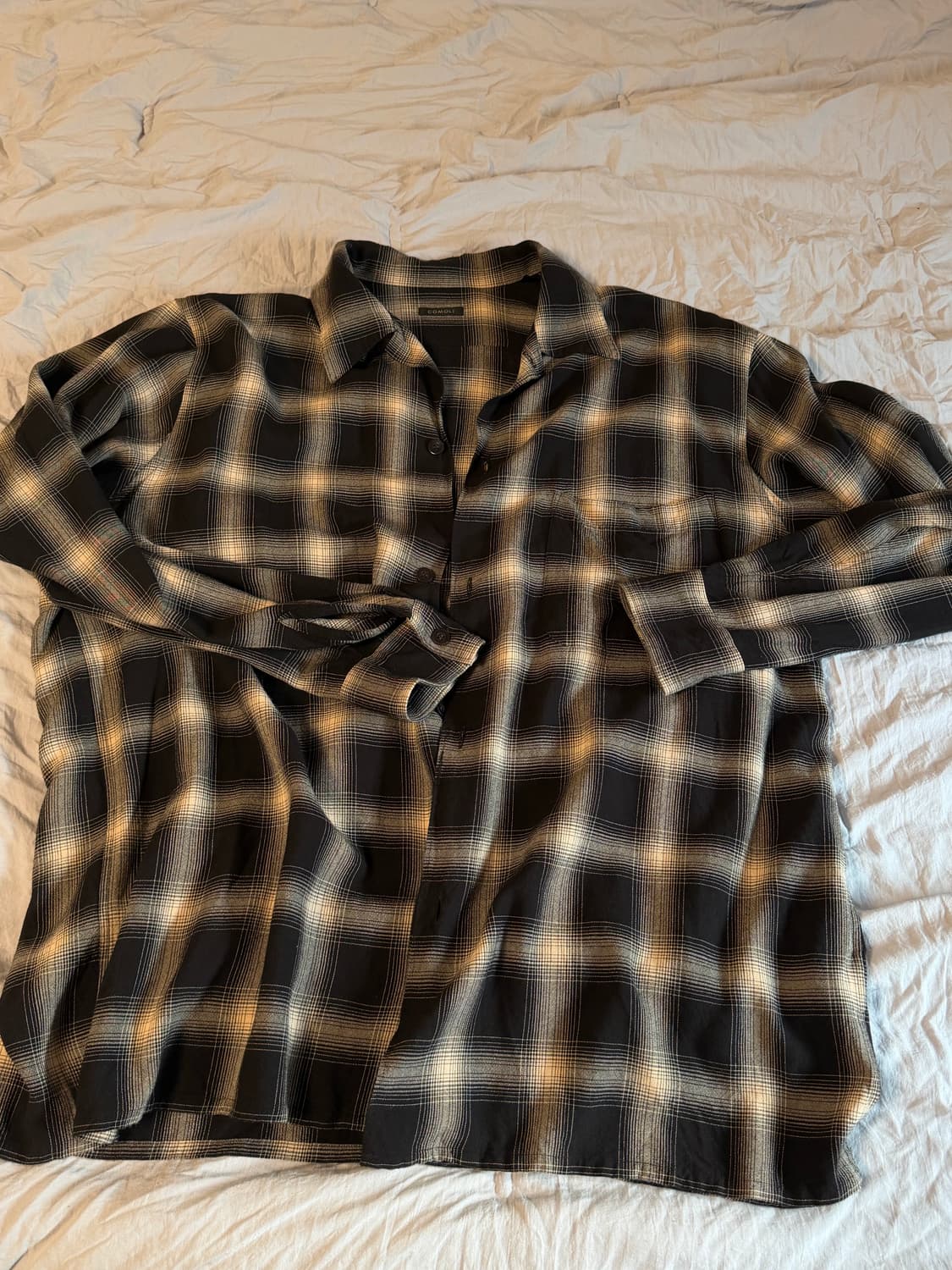 (하루특가/ 1사이즈, 실착1회) 23ss 코모리 레이온셔츠 상품이미지1