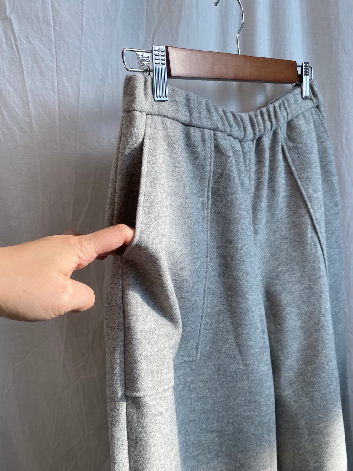 TOBELLE 그레이 밴딩항아리팬츠(M-L/새상품) 상품이미지5