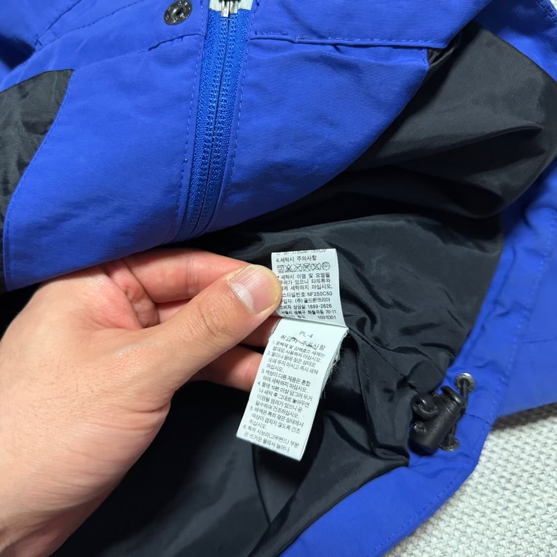 노스페이스 화이트라벨 사이드로고 바람막이 상품이미지5