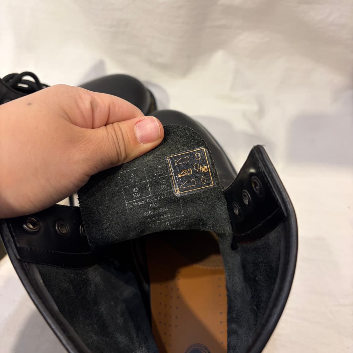 닥터마틴 1460 8홀 블랙 워커 부츠 상품이미지7