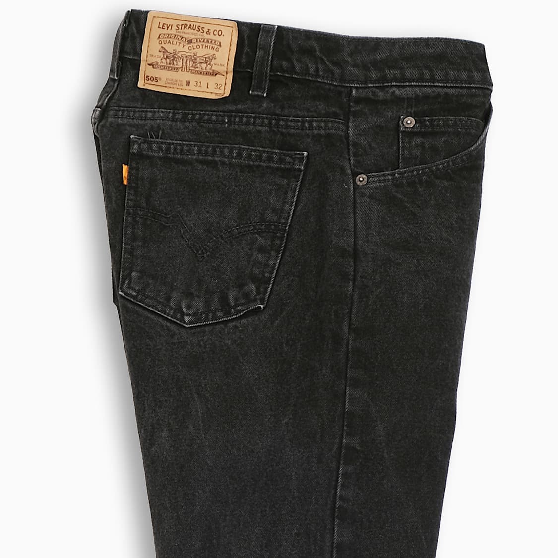 리바이스 505 오렌지탭 흑청 90s 30 인치 OR5053137 상품이미지5
