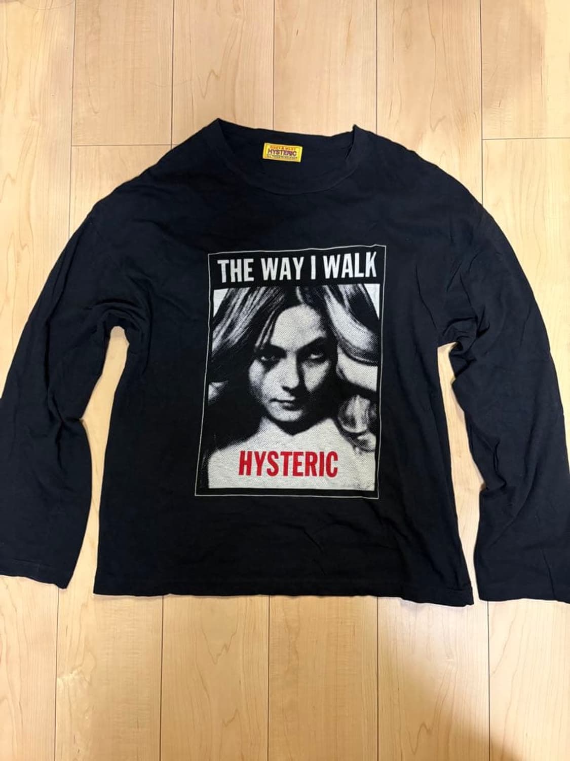 히스테릭 글래머 The Way I Walk 롱슬리브 티셔츠 상품이미지1