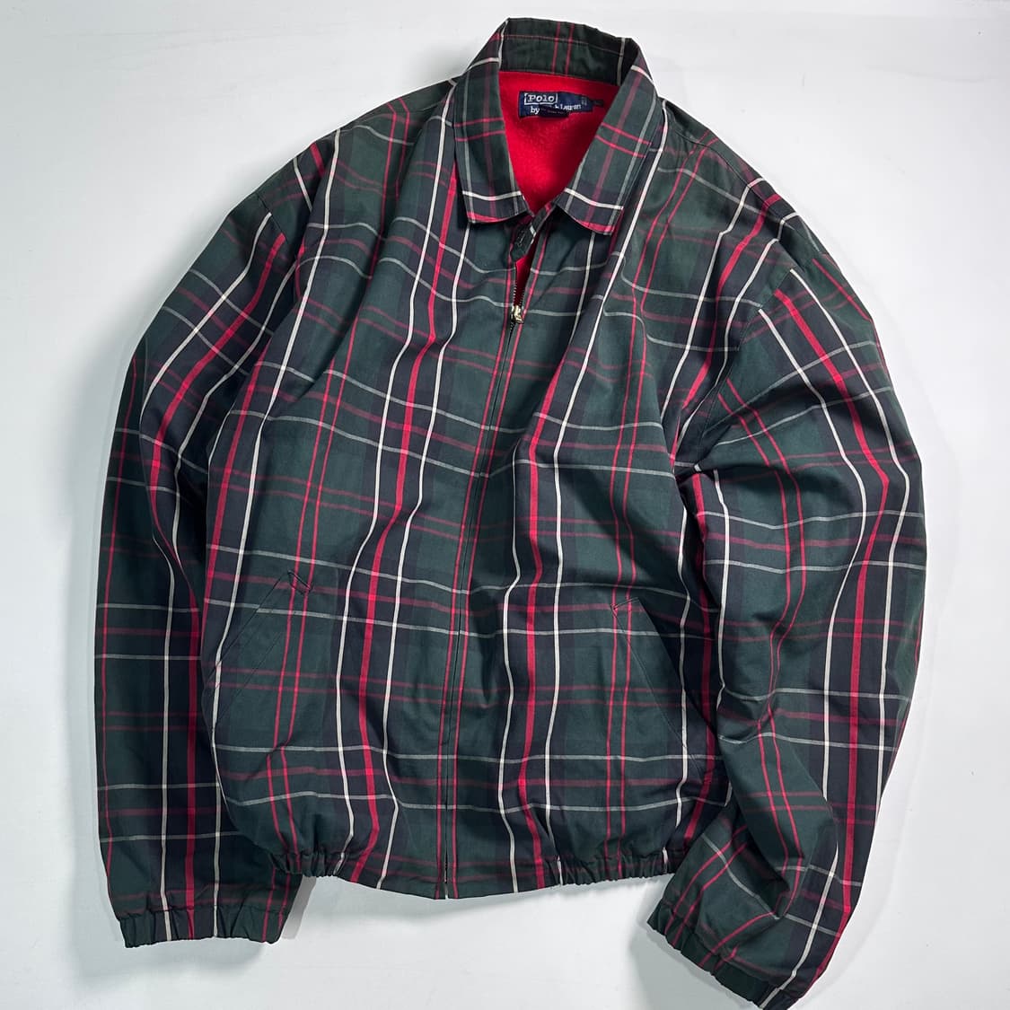90s 폴로 타탄체크 스윙탑 자켓 상품이미지2