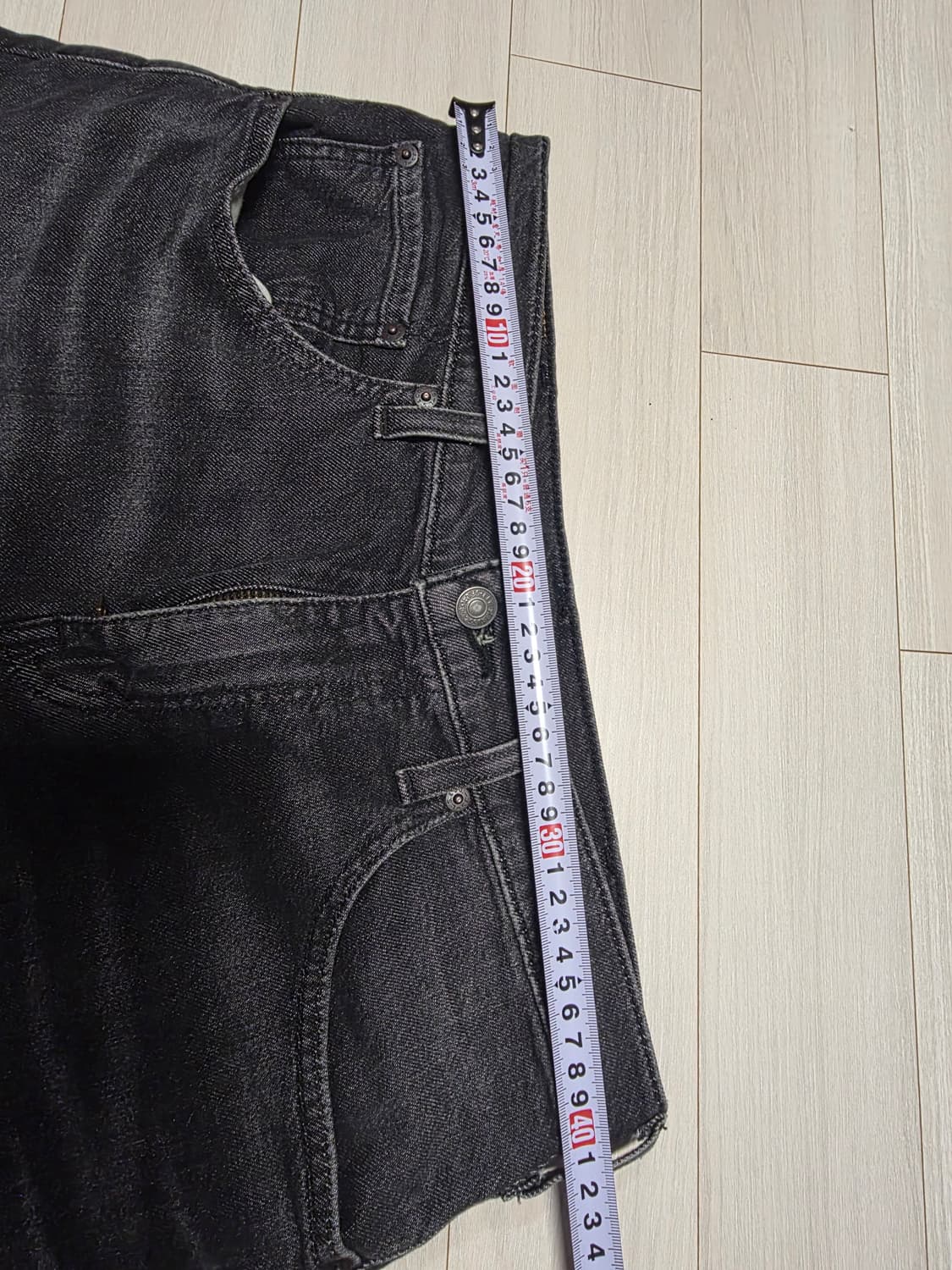 리바이스517 흑청 W32 L30 상품이미지6