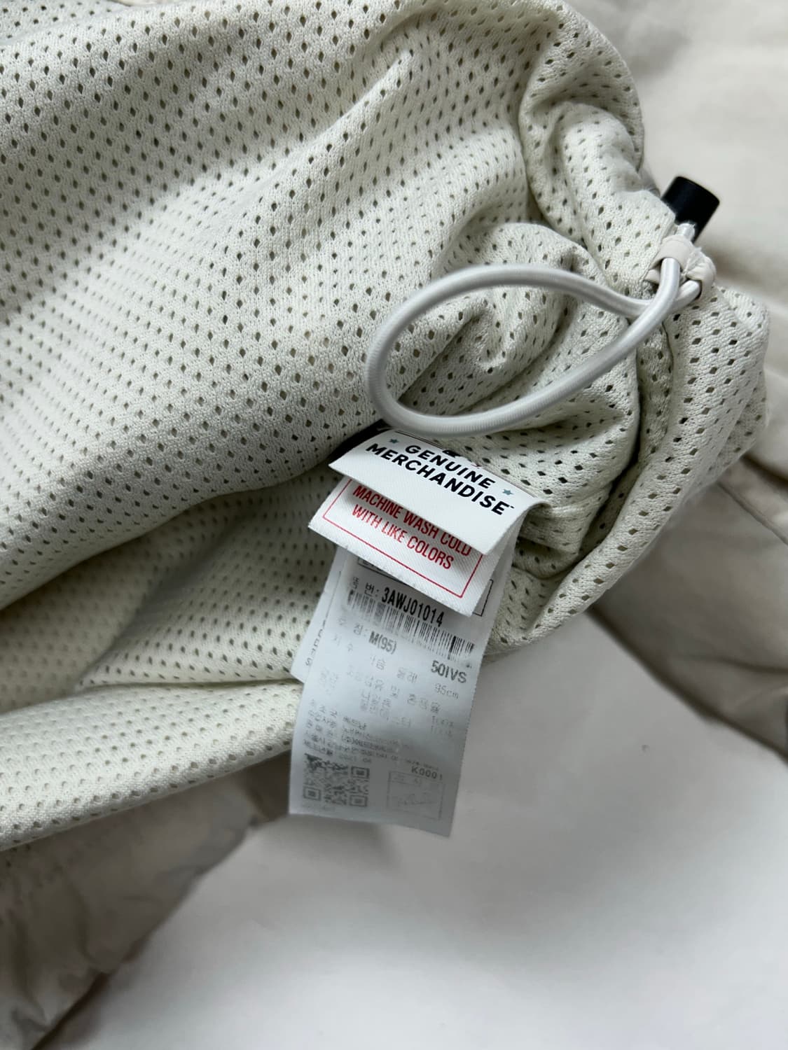 MLB 뉴욕 양키스 크림 후드 바람막이 M 상품이미지6