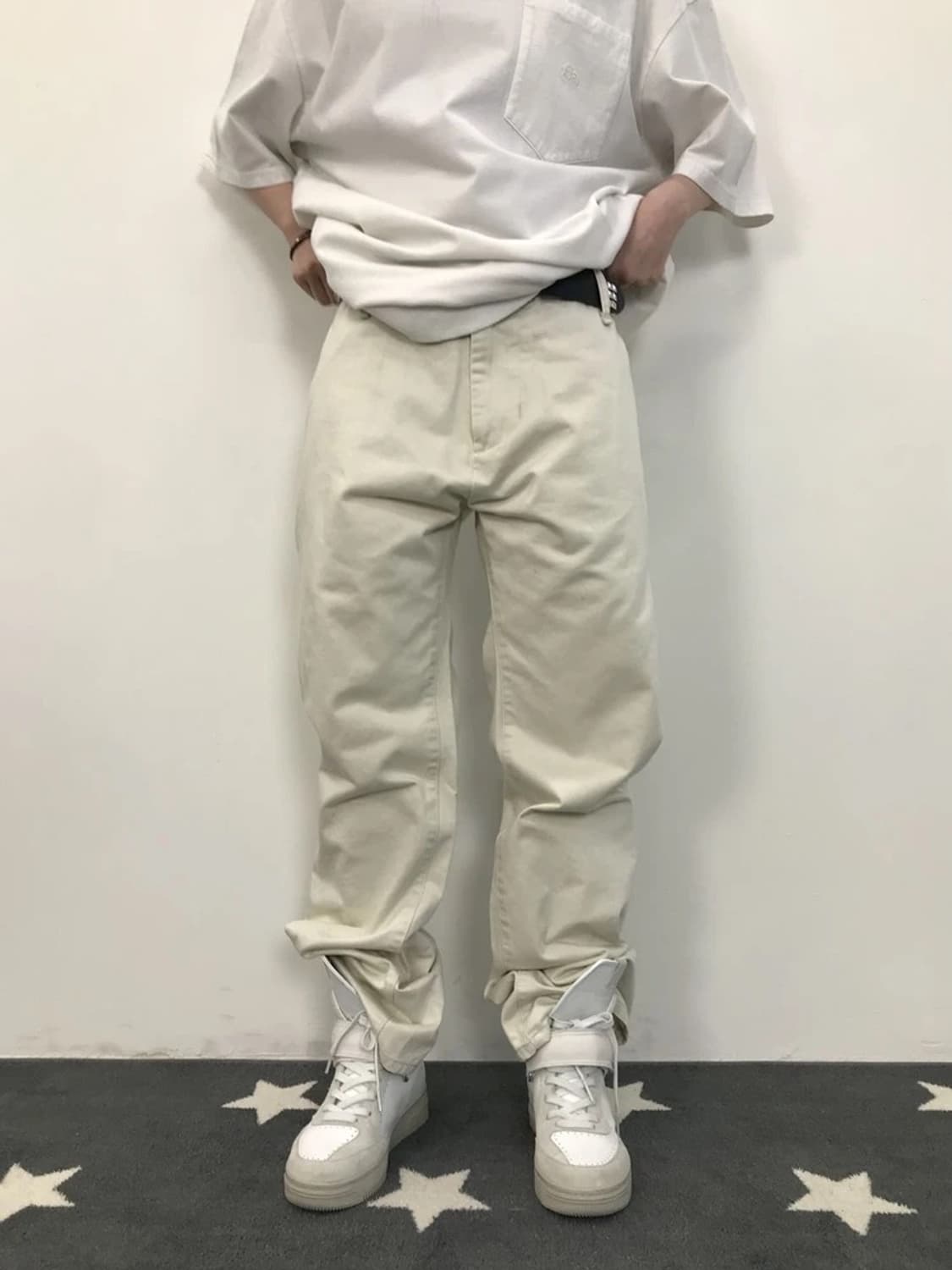 Stussy Ivory Cotton Chino Pants 상품이미지2