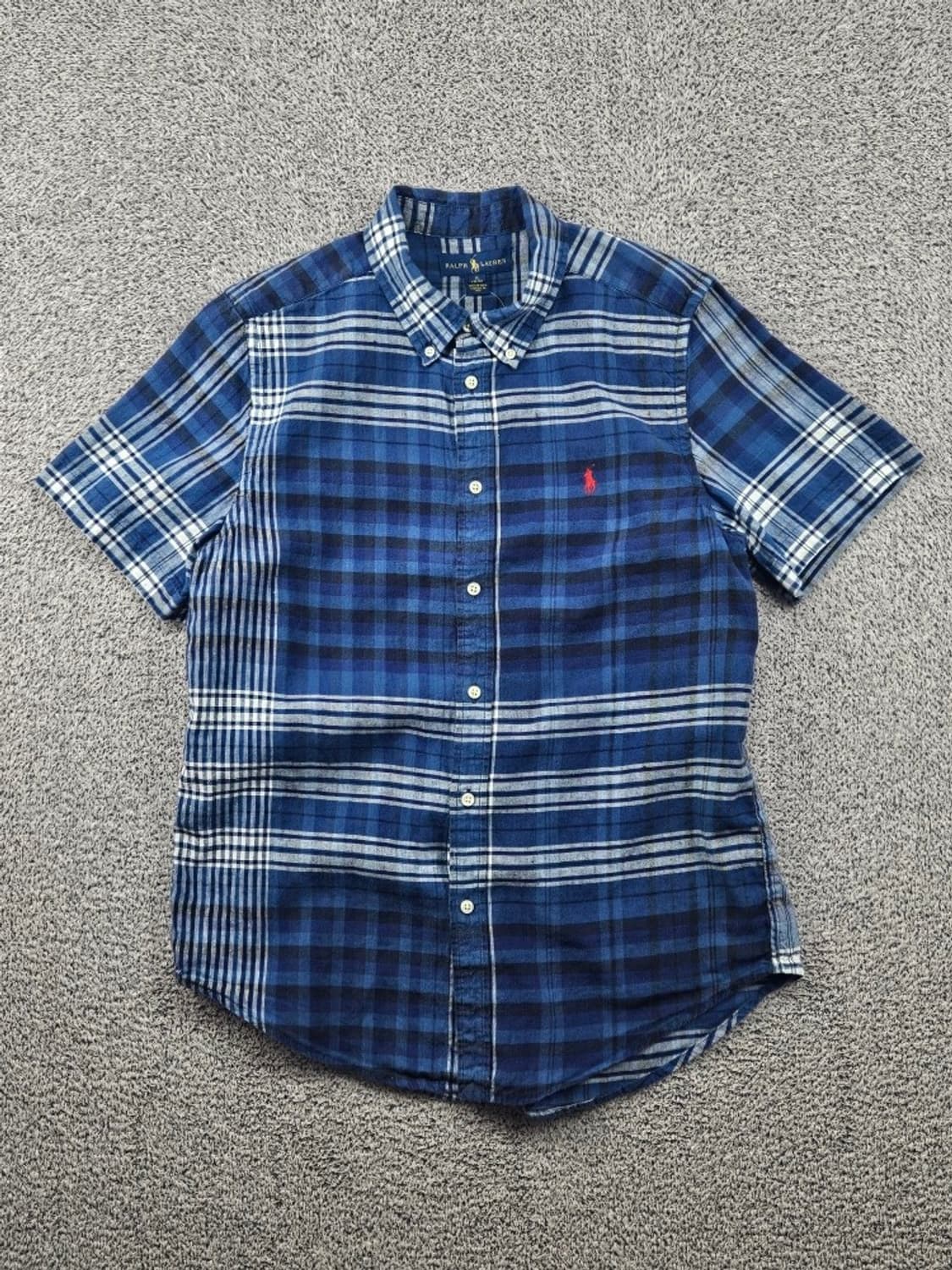 폴로랄프로렌 체크 하프 반팔 셔츠 ( XL ) / 11919 상품이미지2