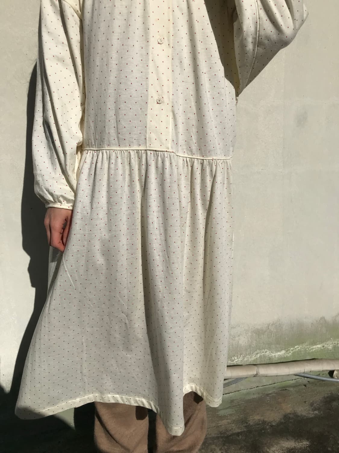 바닐라 라즈베리 도트 원피스 상품이미지2