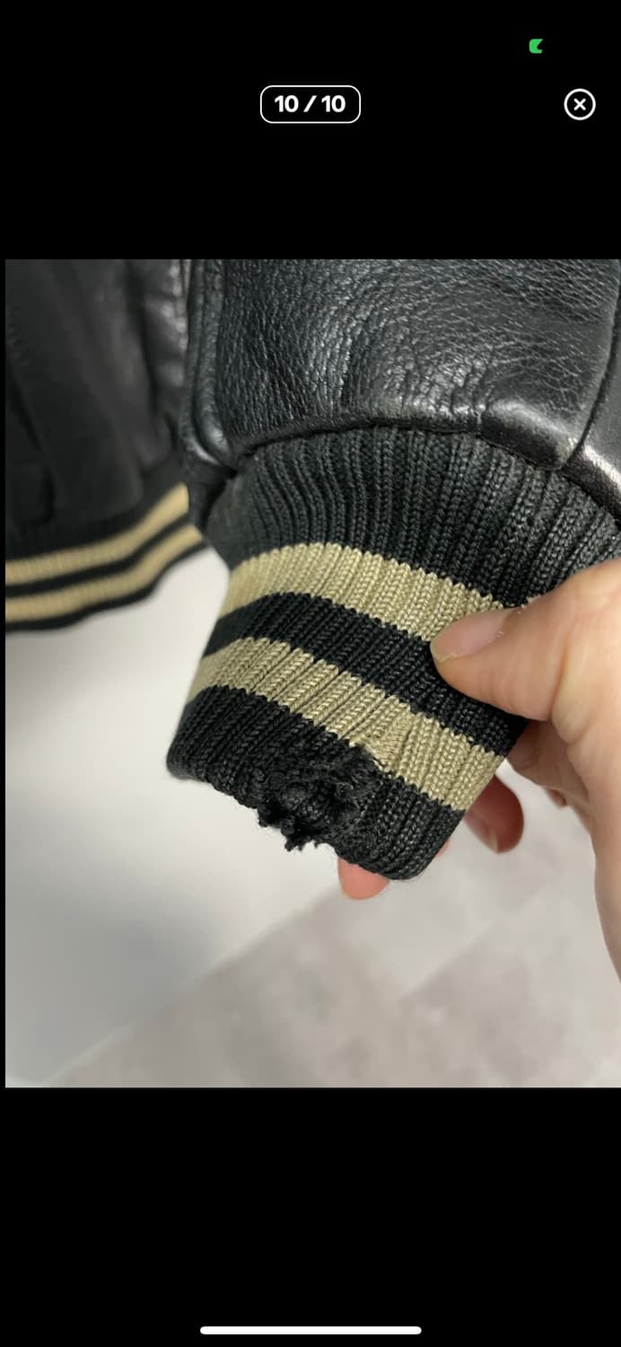 빈티지 블렌따노 블랙 카우 레더자켓 A2856 상품이미지10