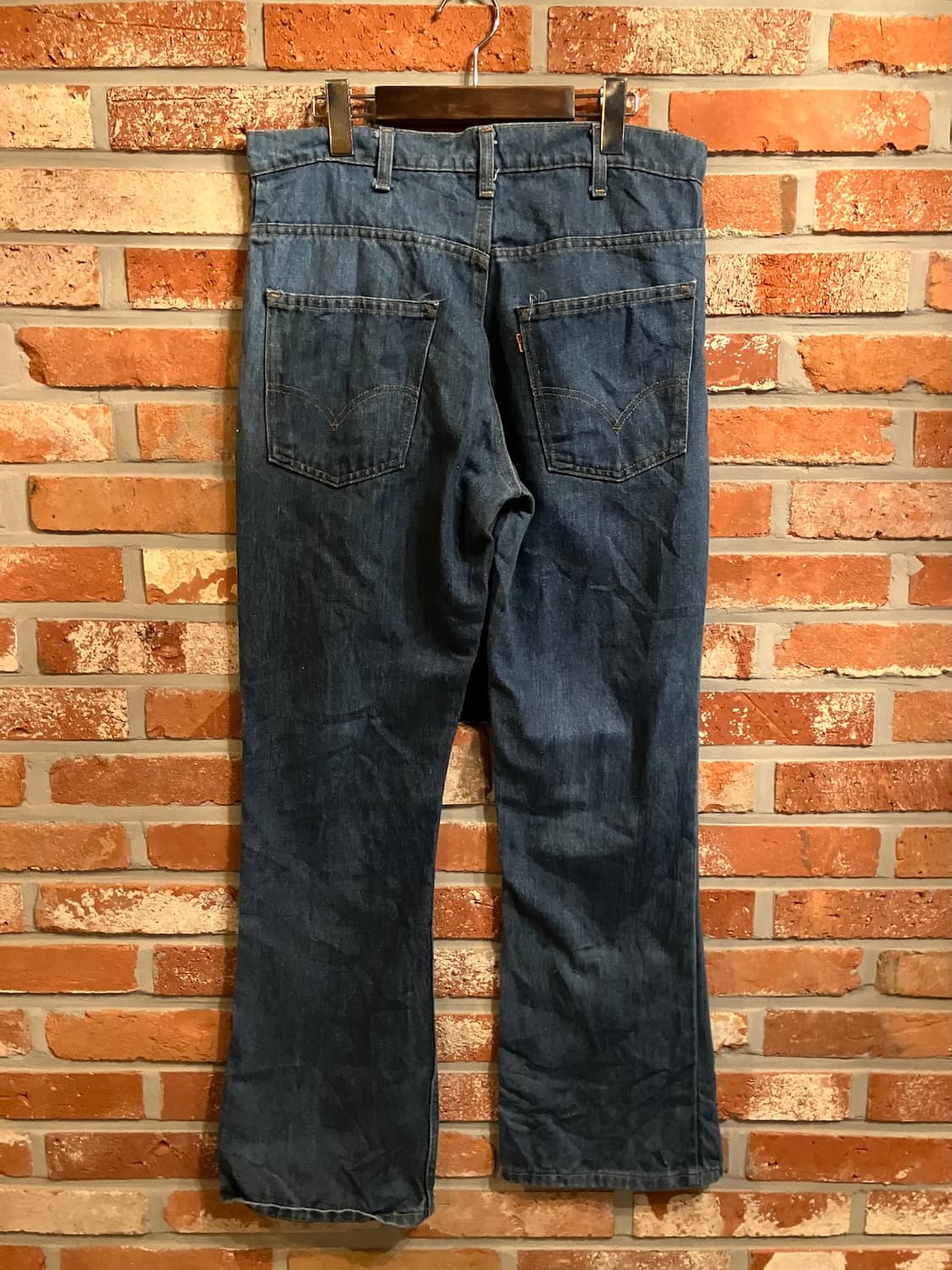 70s USA 빈티지 리바이스 646 벨바텀 부츠컷 데님 팬츠 상품이미지5