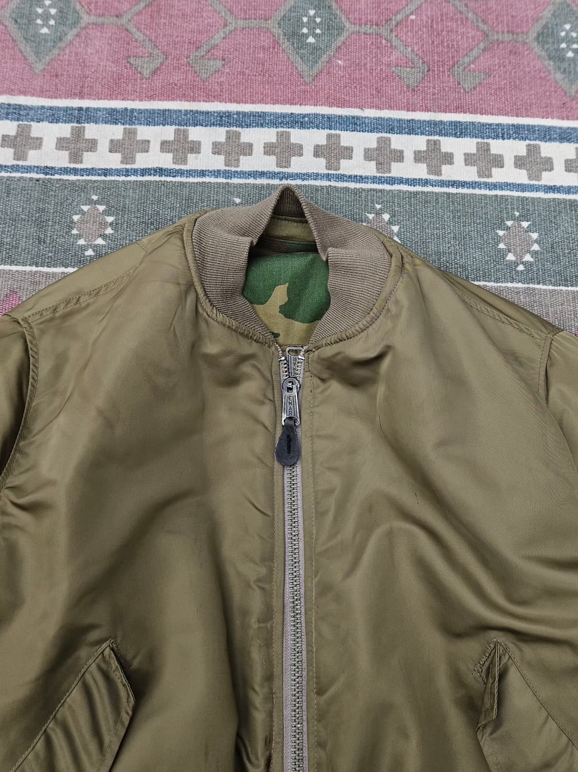 1990's Hope Mfg 우드랜드 MA-1 플라이트 자켓 M 상품이미지8