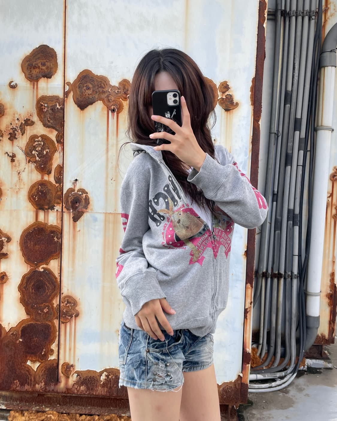 🎸그린 프린팅 후디🎸 상품이미지3