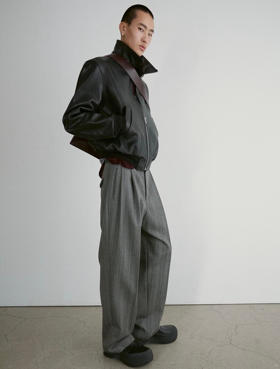 렉토 벤고트 레더 점퍼 가죽 자켓 L 상품이미지7