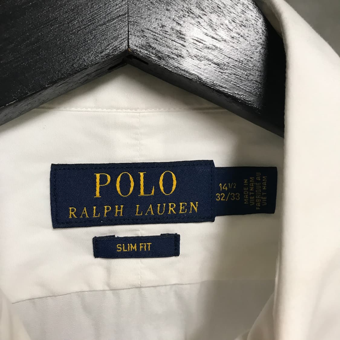폴로 랄프로렌 솔리드 베어 셔츠 화이트 32/33 상품이미지5