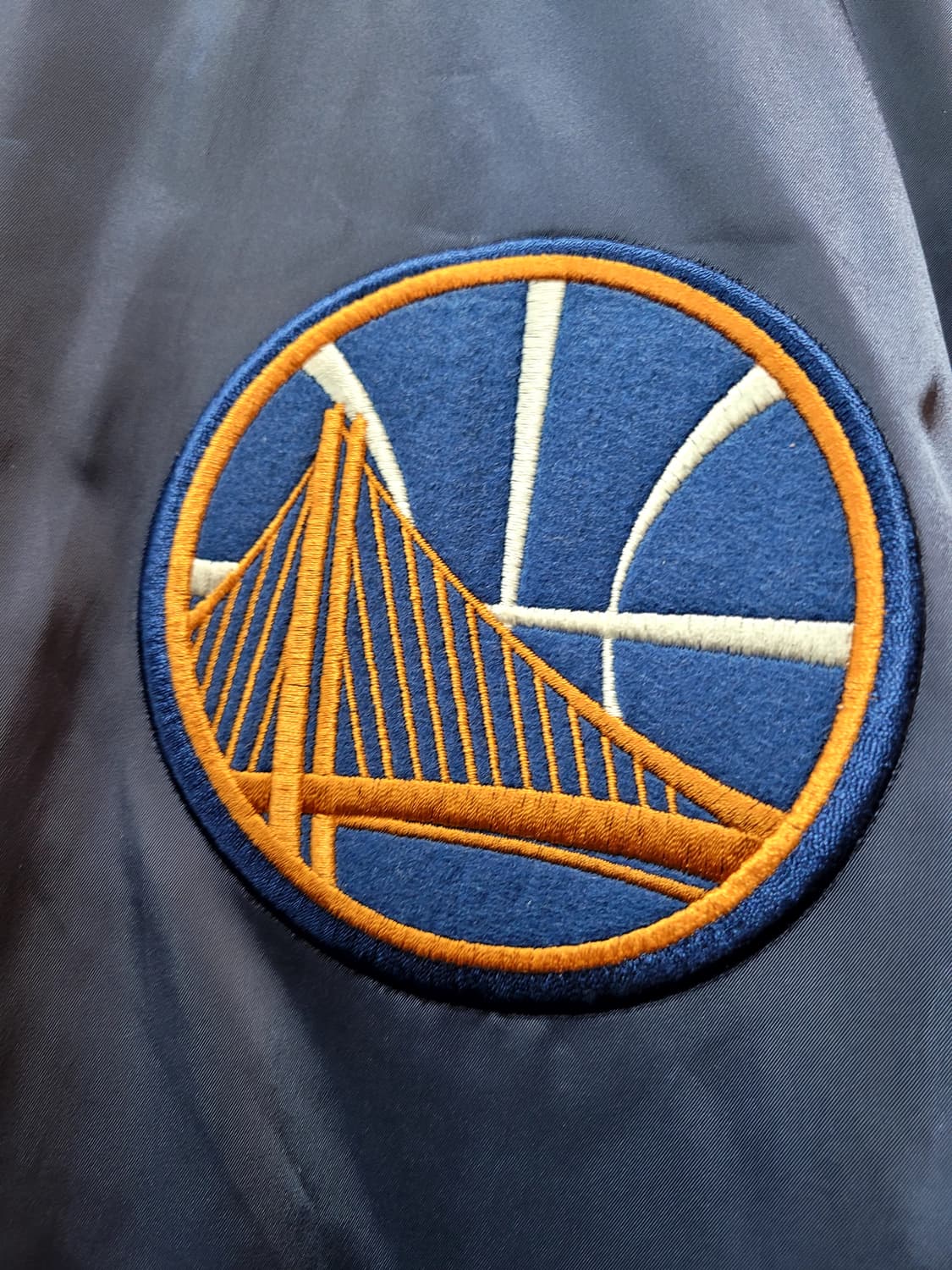 정품 NBA 골든스테이트 워리어스 바시티 자켓  상품이미지3