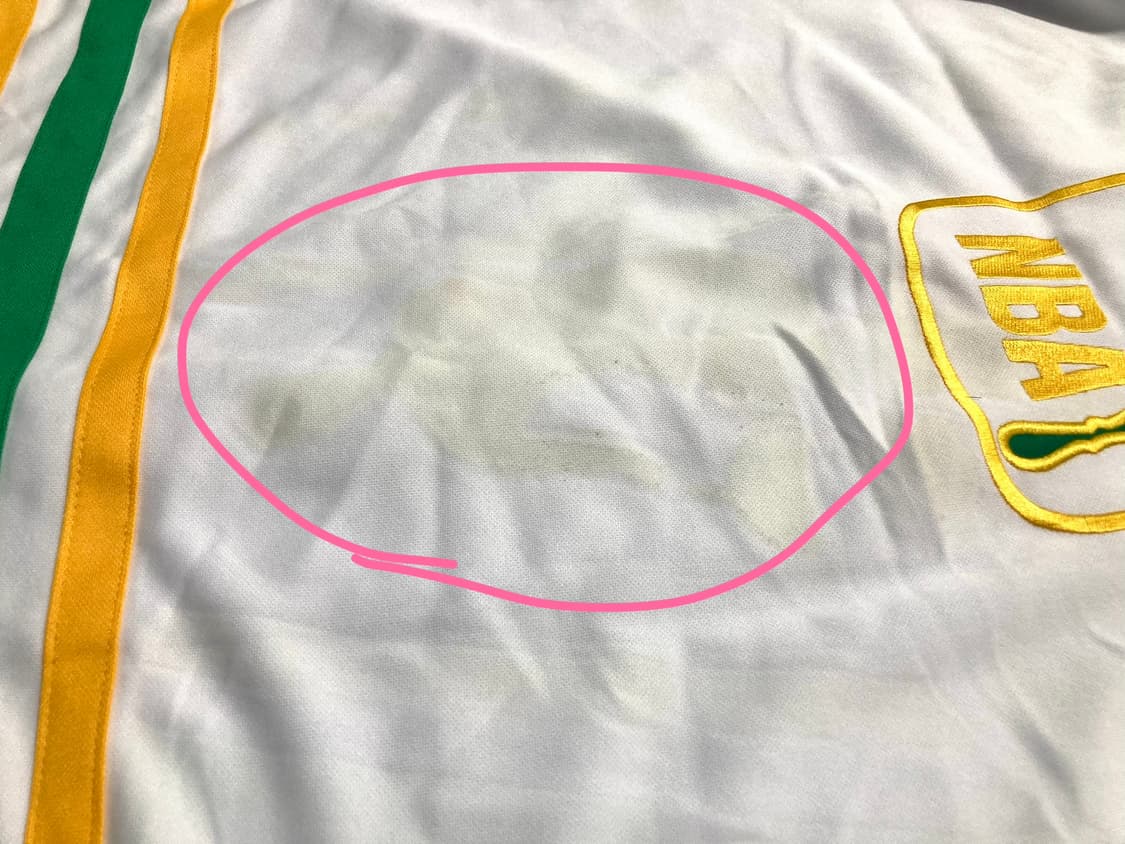 (새상품)90s 하드우드 NBA 보스턴 셀틱스 반팔 저지 105-110 상품이미지9