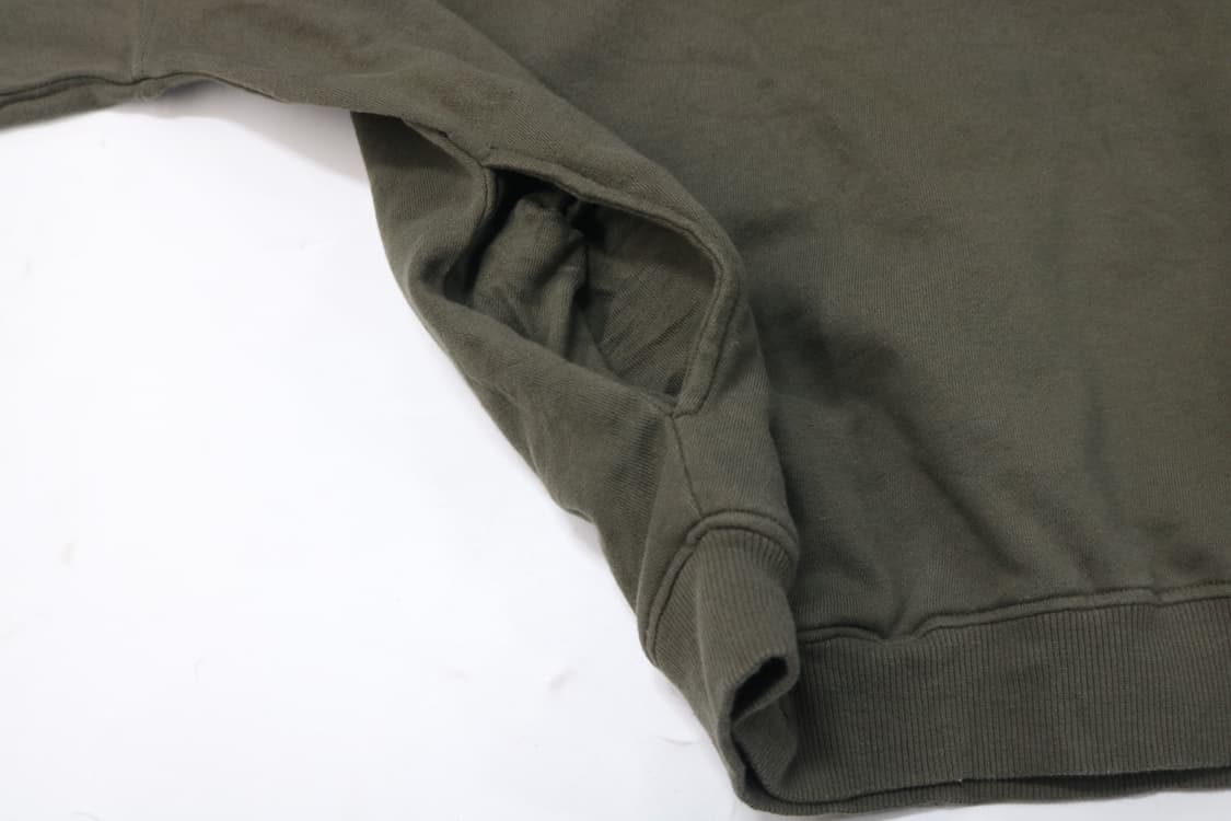 GYDA 제이다 백로고 토끼 자수 카키 오버핏 후드티 상품이미지6