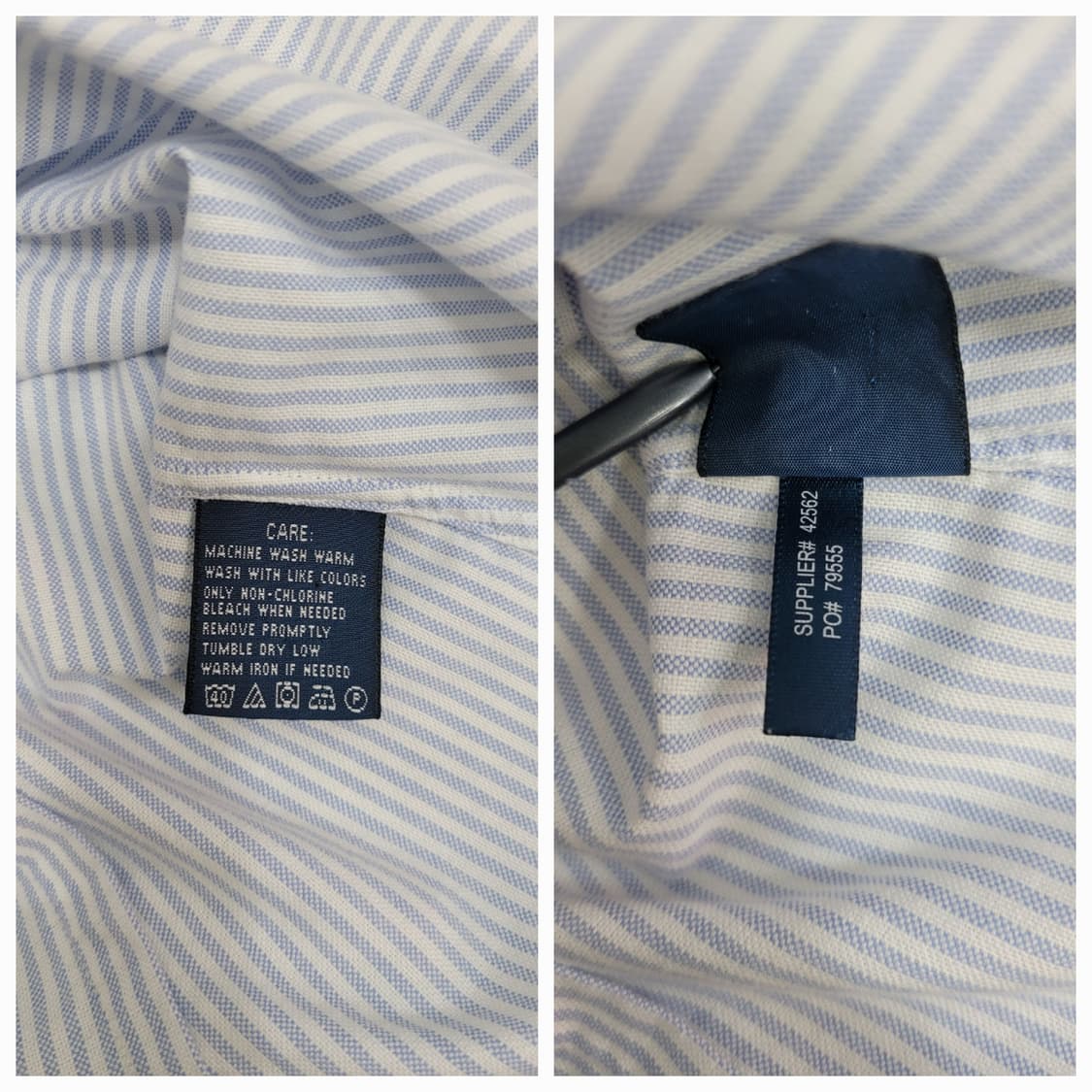 POLO 랄프로렌 옥스포드 스트라이프 셔츠 / 여 슬림핏 4사이즈
 상품이미지9