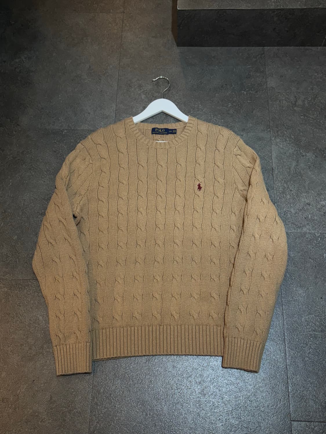 폴로 랄프로렌 꽈배기 니트 스웨터 L 상품이미지2