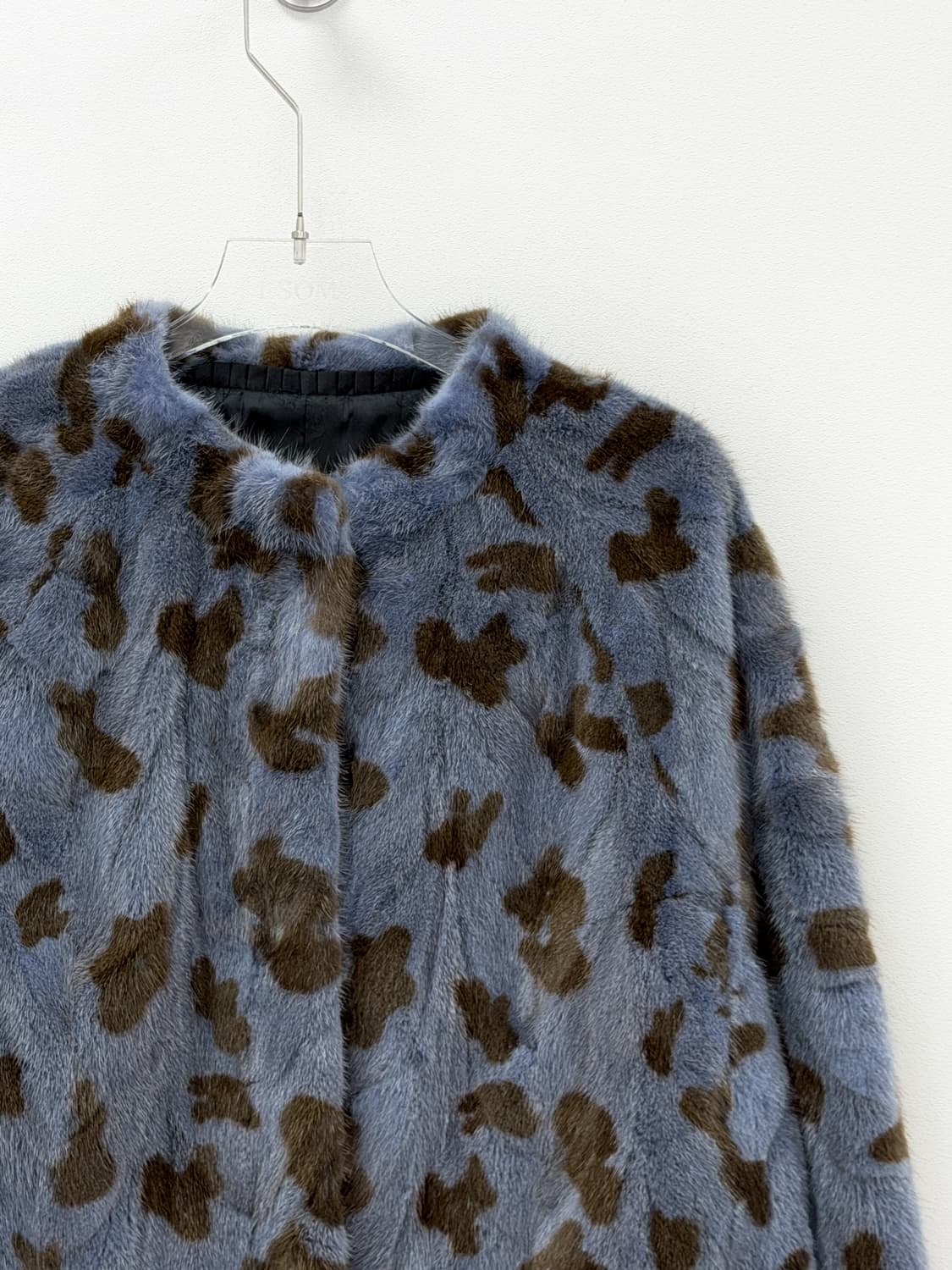 진도모피 클레버 유니크 패턴 밍크 자켓 상품이미지2