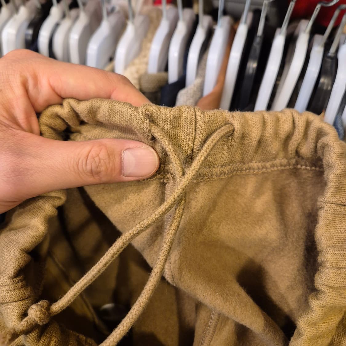 XS(28인치) 챔피온 리버스위브 베이지 조거트레이닝팬츠  상품이미지6