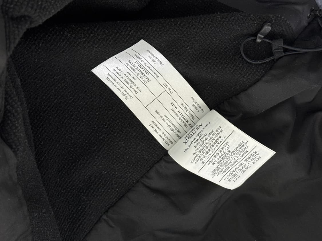 아크테릭스 아톰 LT 후디 블랙 3xl 상품이미지5