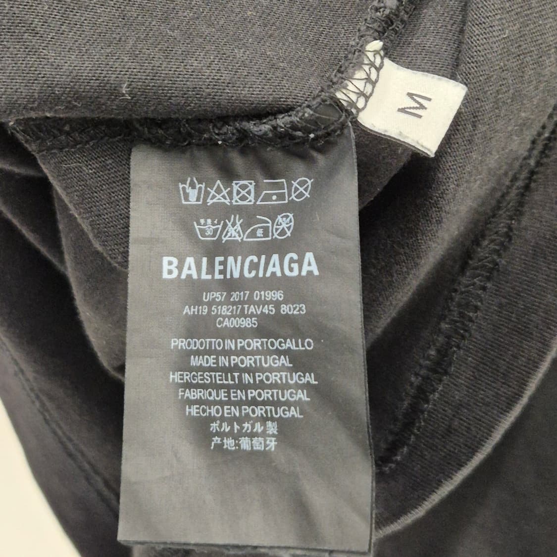 발렌시아가 레귤러핏 반팔 M 상품이미지5