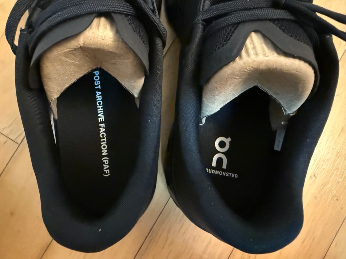 온러닝 x PAF 클라우드몬스터2 블랙 마그넷 285mm 새상품 상품이미지7