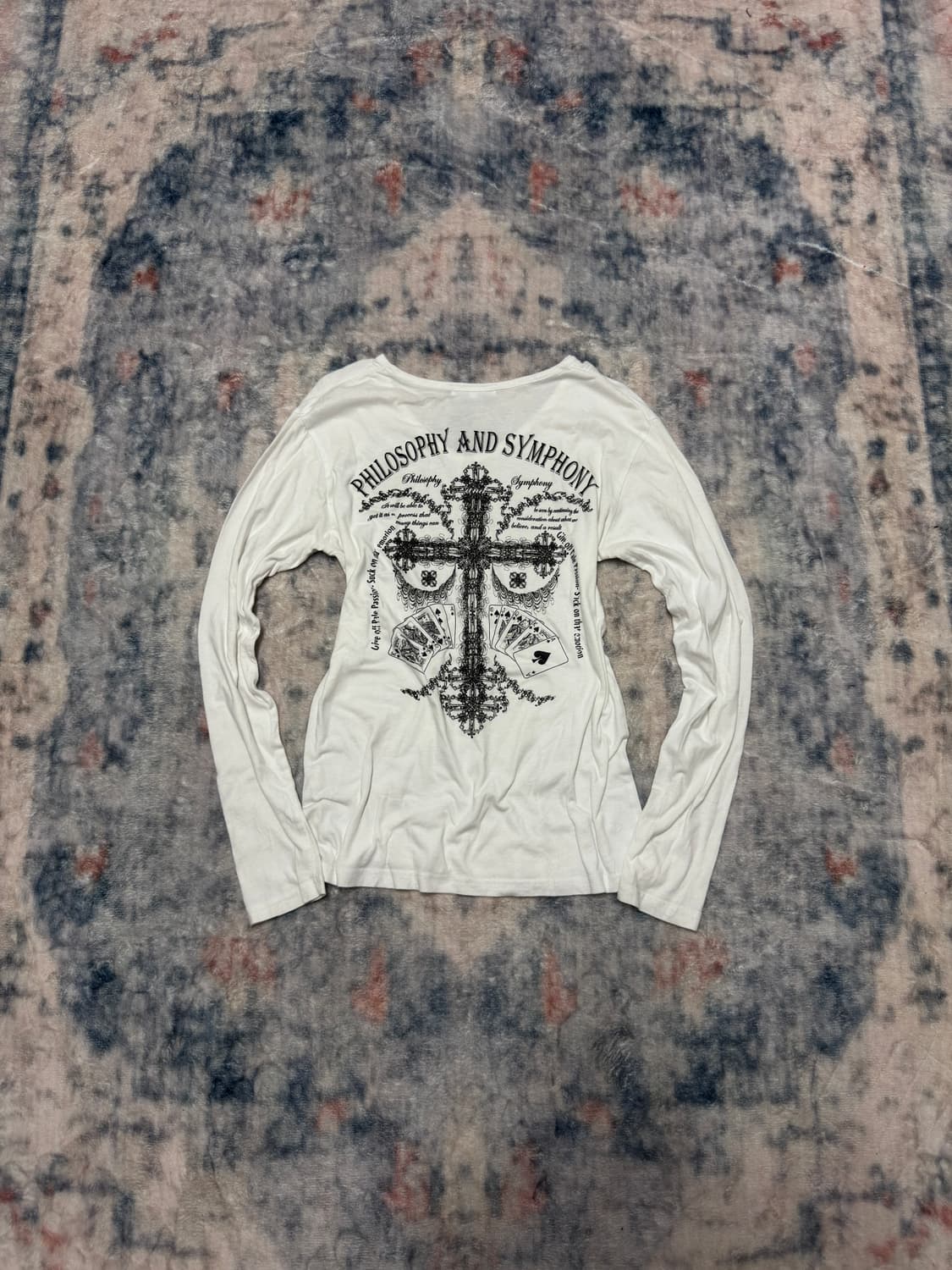 Semantic design back cross cut sew 상품이미지2