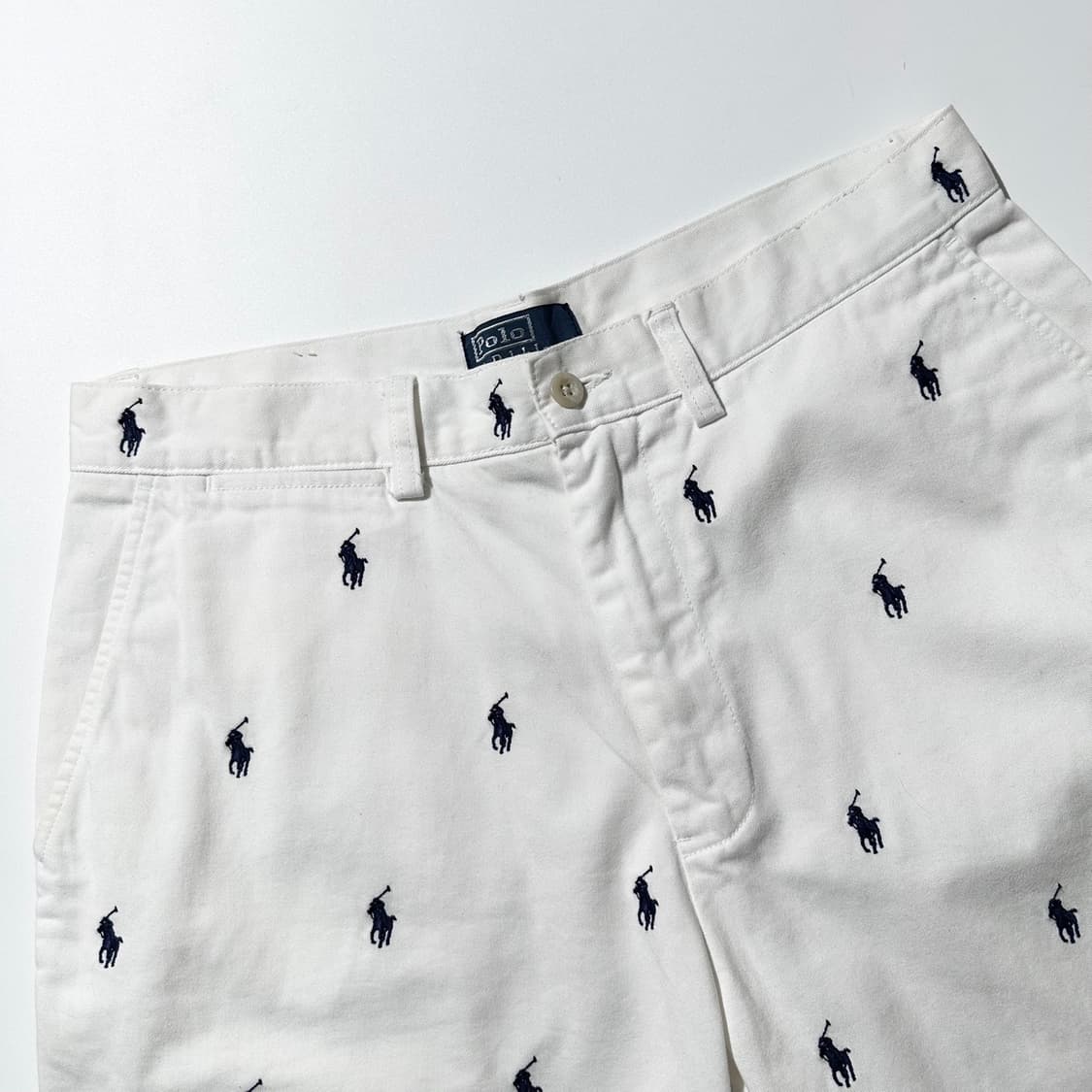 폴로 랄프로렌 멀티포니 엠브로이디드 하프 팬츠 반바지 상품이미지3