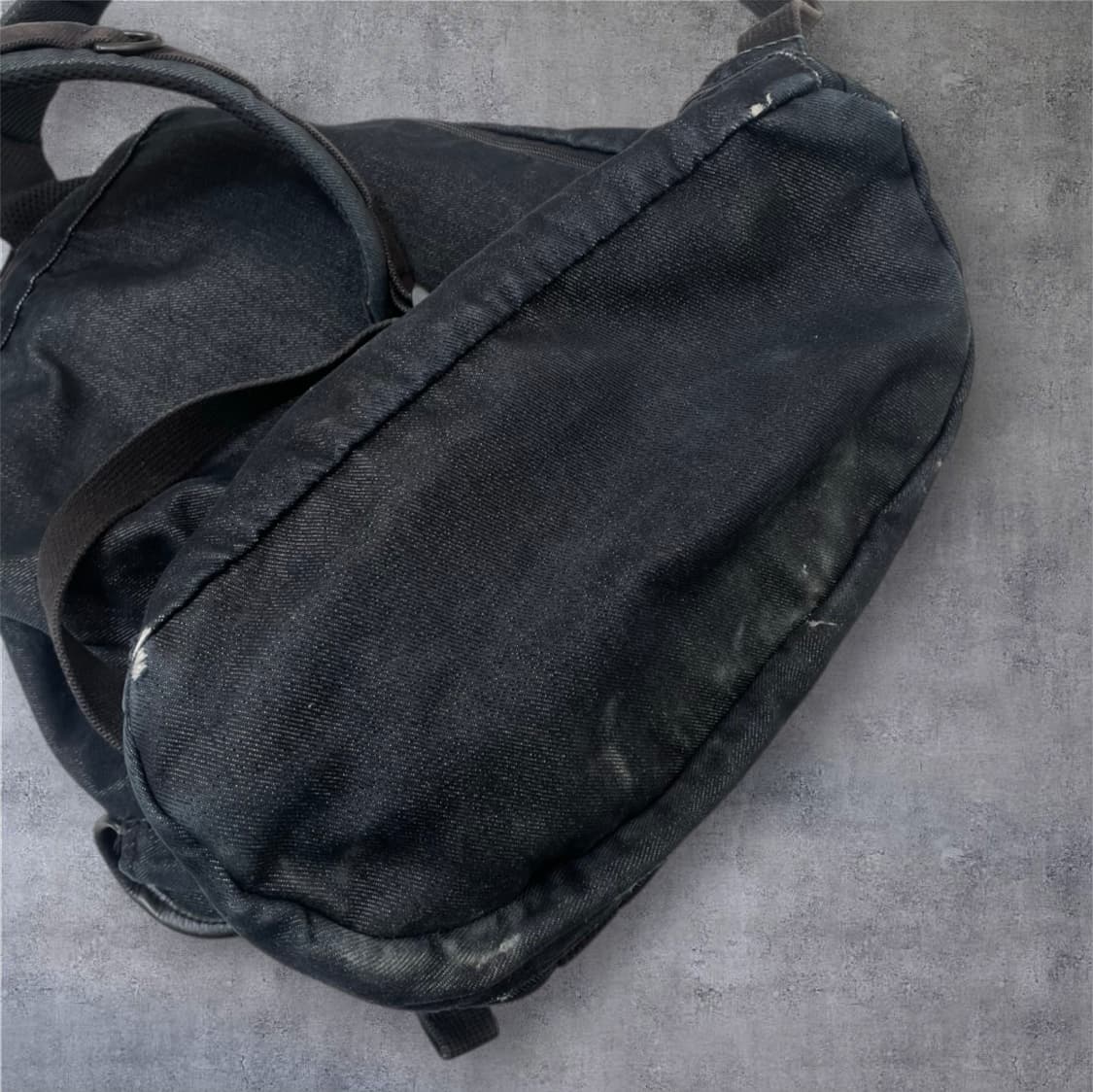 루카스 Lucas 흑청 데님 Y2K 멀티포켓 백팩  상품이미지3