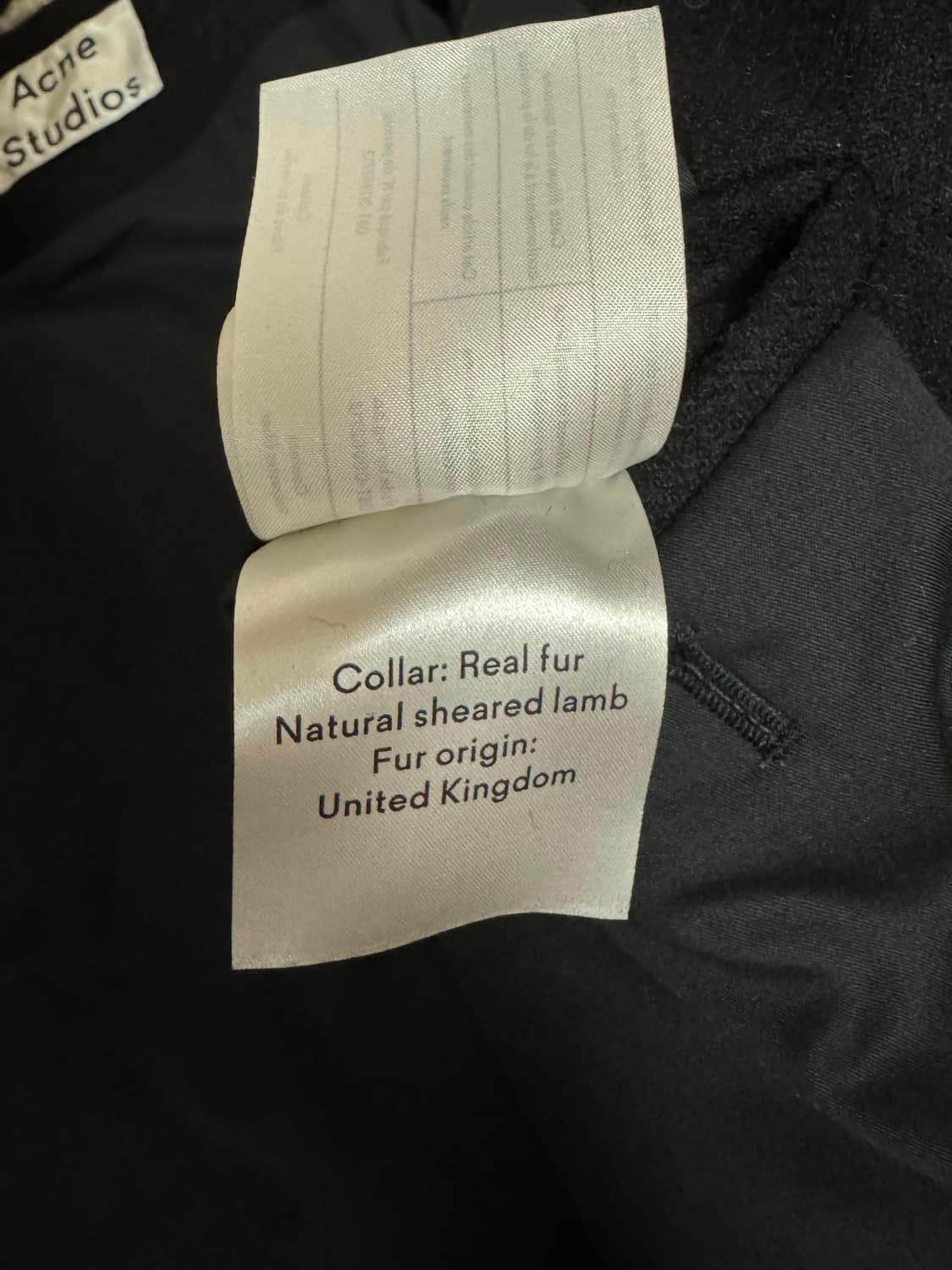 아크네 MUTT 양털 울 블루종 자켓 상품이미지4