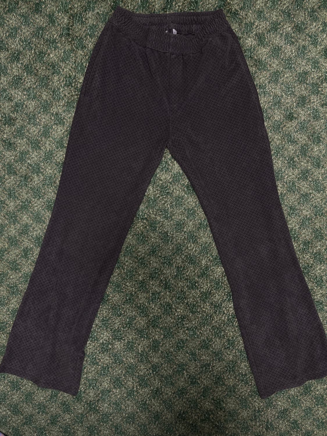 엔조블루스 스웨이드 패턴 밴딩 팬츠 (Charcoal) 상품이미지2