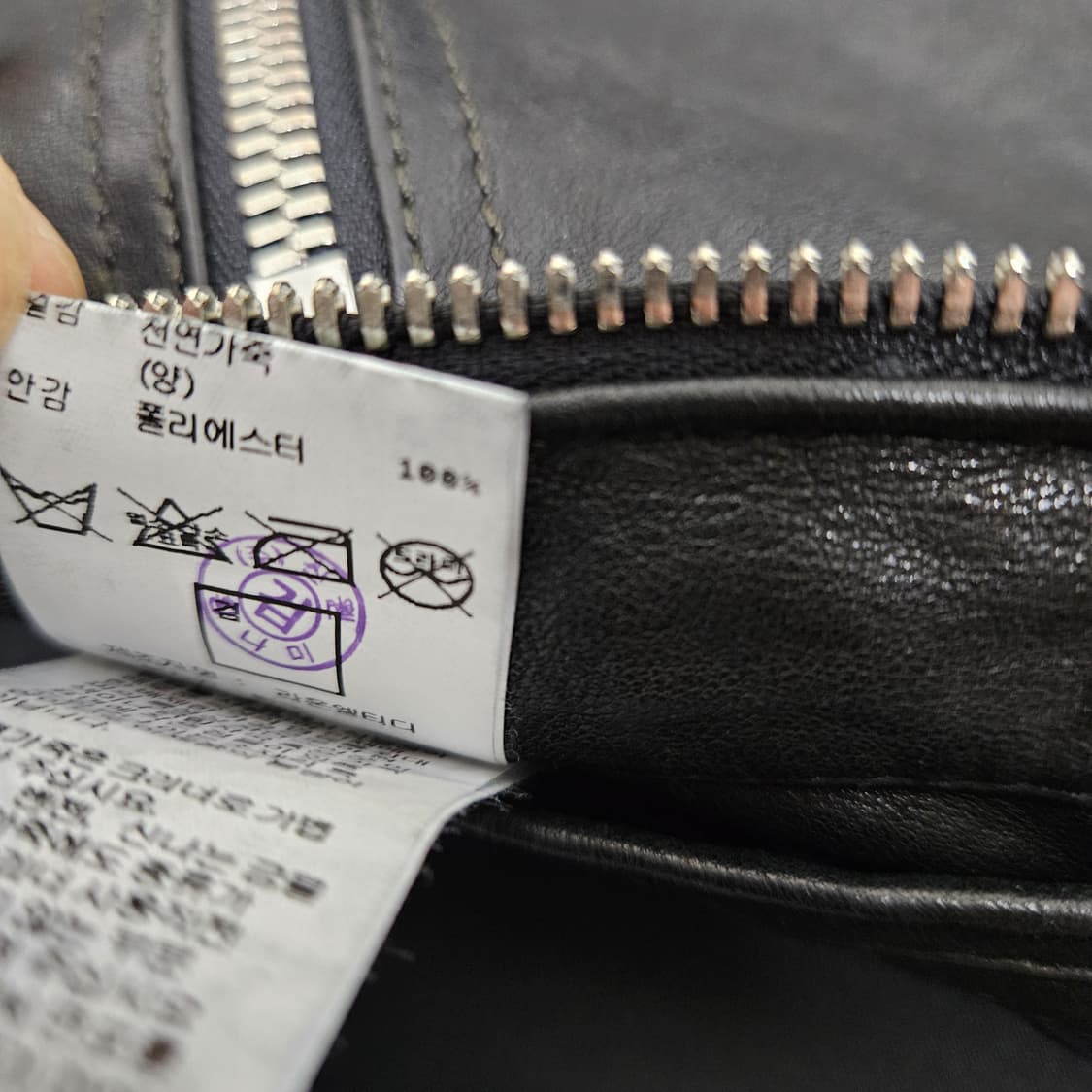 지이크 양가죽100 가죽자켓 남자100 상품이미지8