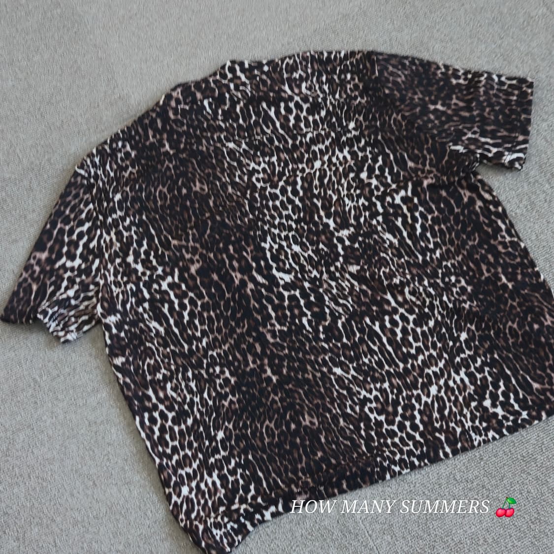 자라(ZARA) 호피 레오파드 반팔 티셔츠  상품이미지5