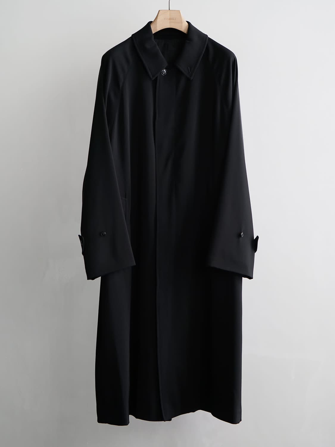 25aw comoli 코모리 울 개버딘 발 칼라 코트 3 상품이미지1