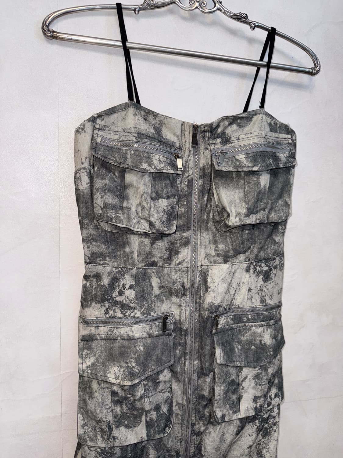 Charcoal tie dye pocket two ways ops 상품이미지4