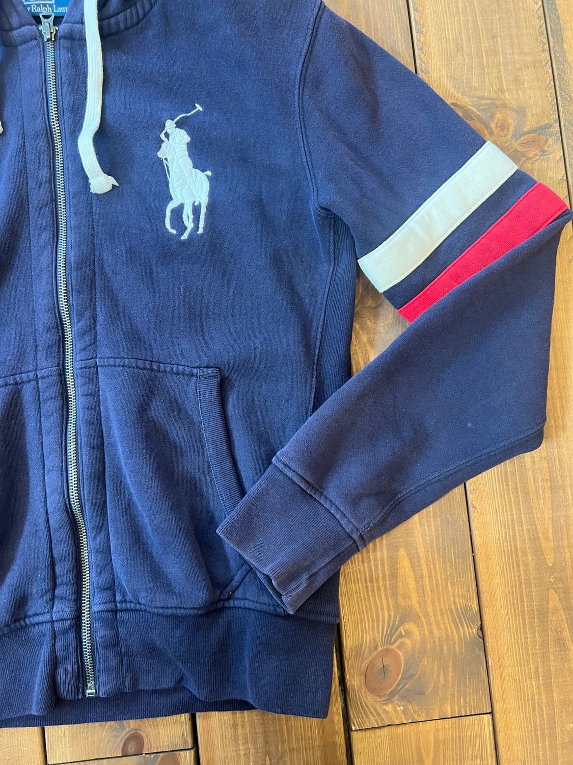 폴로 빅포니 네이비 후드집업 상품이미지8