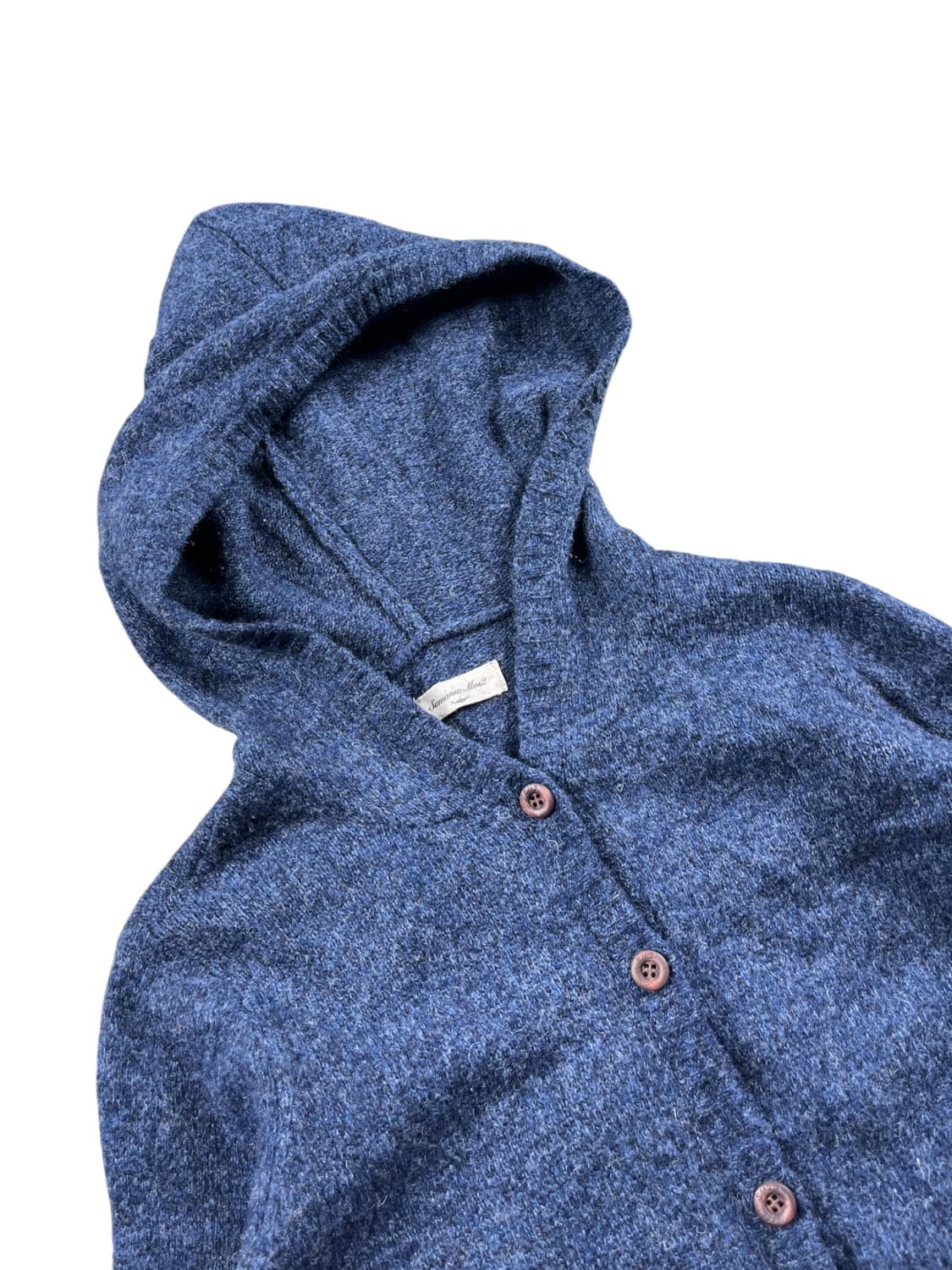 Samansa Mos2 울 혼방 니트 후드집업  상품이미지2