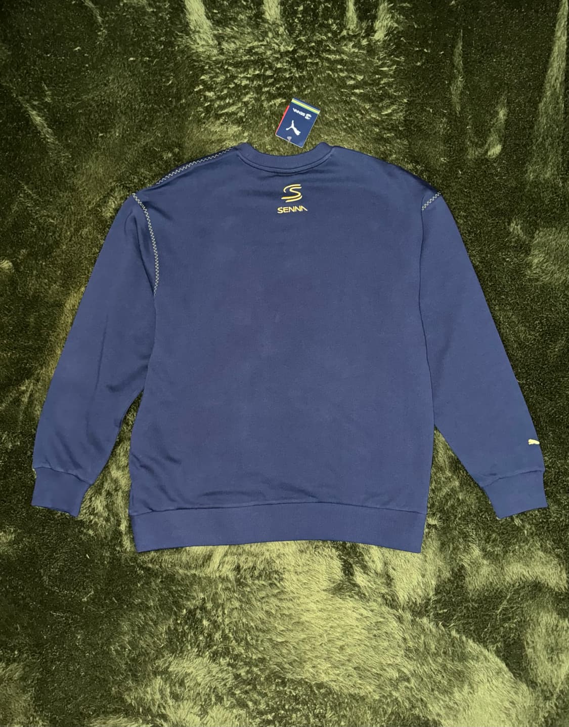 [XL,XXL] 푸마 X F1 아일턴 세나 콜라보 릴렉스 핏 스웻셔츠 상품이미지7