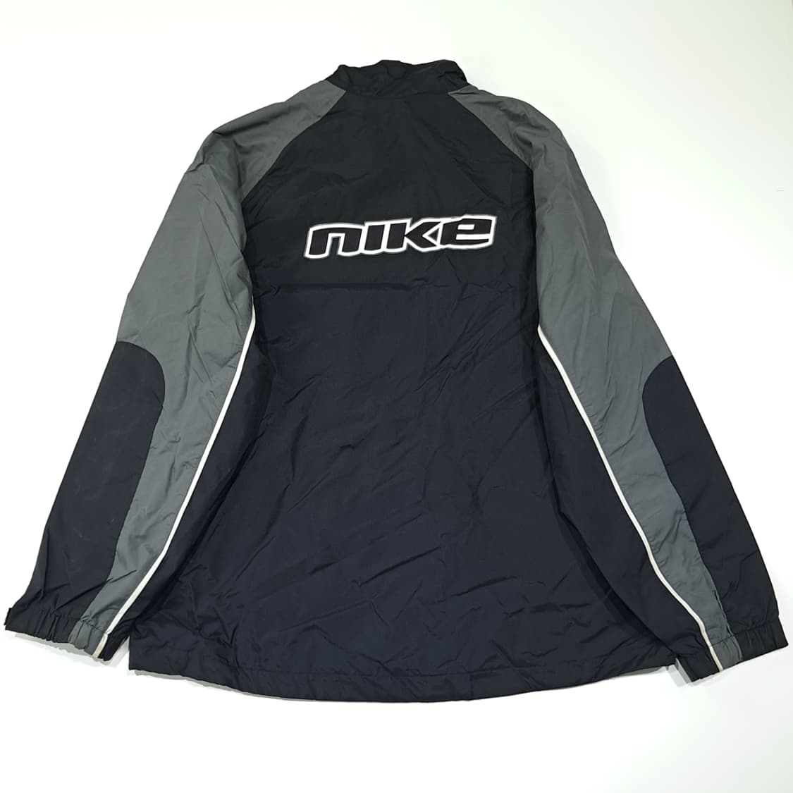 CL841 L 나이키 90s 필리핀판 빅로고 블랙 바람막이 자켓 상품이미지7
