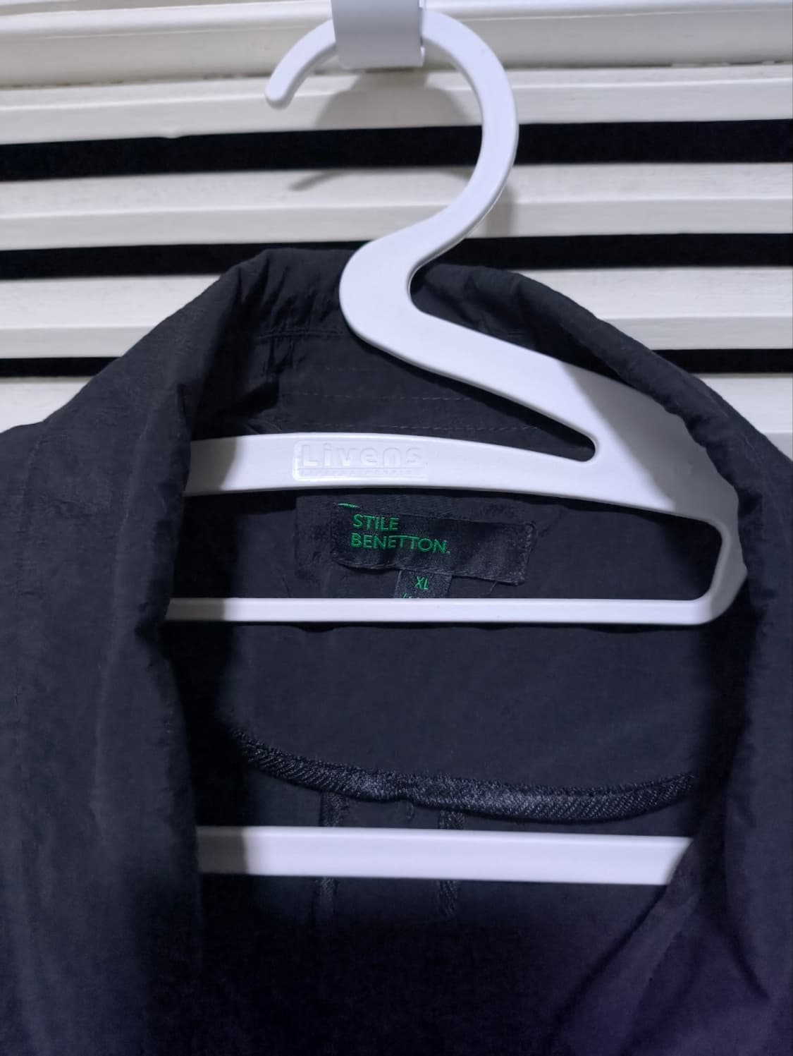 XL 베네통 반팔 집업 상품이미지3