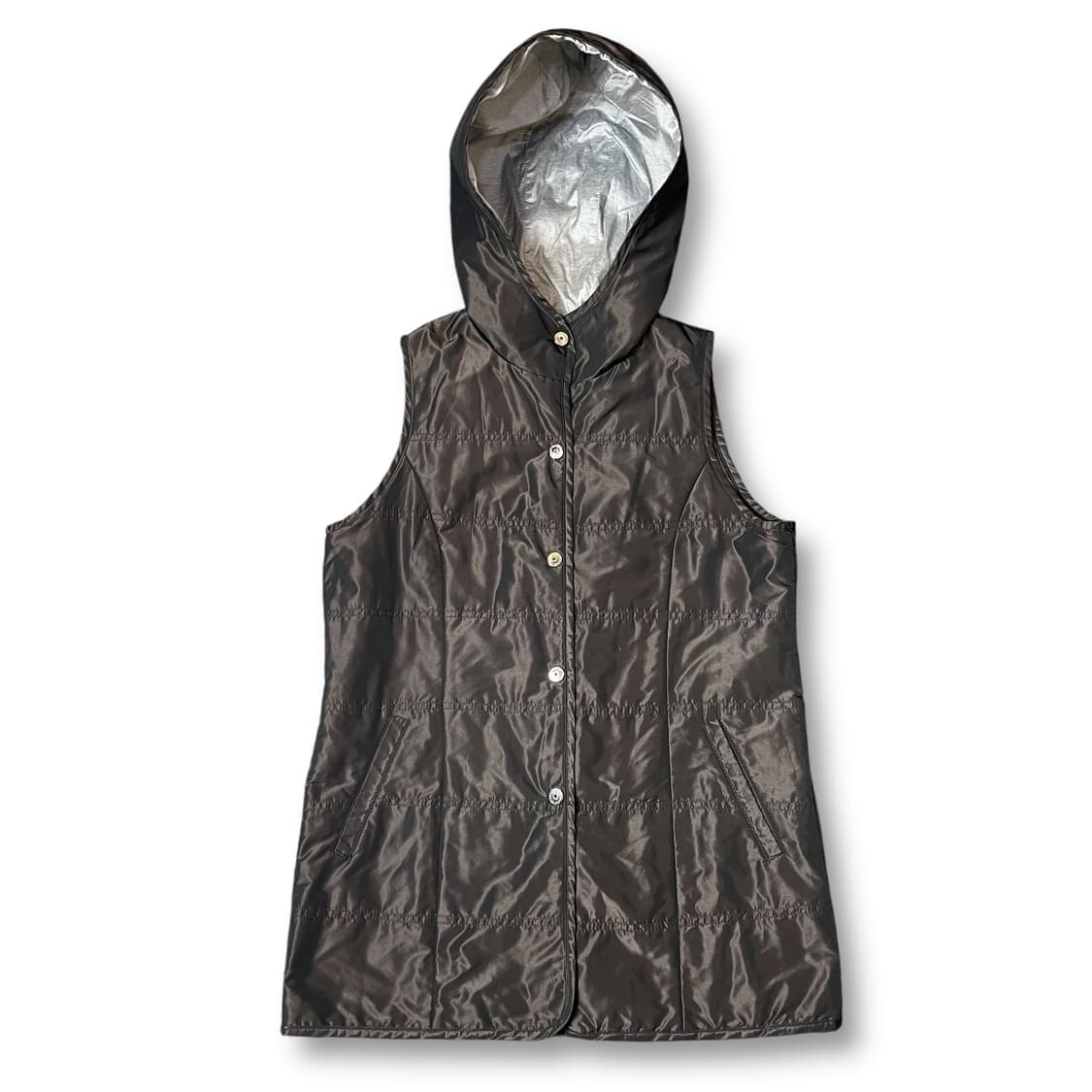 송지오 골프 후드 베스트 조끼 상품이미지1